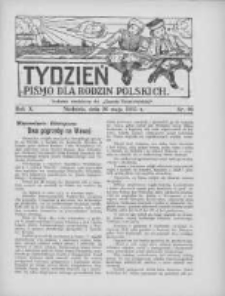Tydzień: pismo dla rodzin polskich: dodatek niedzielny do "Gazety Szamotulskiej" 1935.05.26 R.10 Nr20
