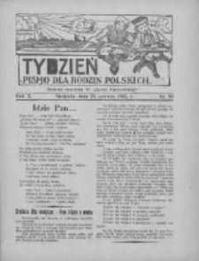 Tydzień: pismo dla rodzin polskich: dodatek niedzielny do "Gazety Szamotulskiej" 1935.06.23 R.10 Nr23