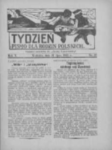 Tydzień: pismo dla rodzin polskich: dodatek niedzielny do "Gazety Szamotulskiej" 1935.07.21 R.10 Nr27