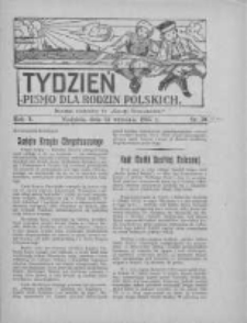 Tydzień: pismo dla rodzin polskich: dodatek niedzielny do "Gazety Szamotulskiej" 1935.09.15 R.10 Nr35