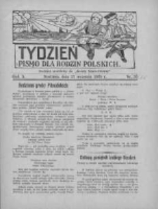Tydzień: pismo dla rodzin polskich: dodatek niedzielny do "Gazety Szamotulskiej" 1935.09.22 R.10 Nr36
