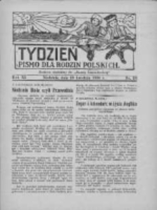 Tydzień: pismo dla rodzin polskich: dodatek niedzielny do "Gazety Szamotulskiej" 1936.04.19 R.11 Nr16