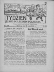 Tydzień: pismo dla rodzin polskich: dodatek niedzielny do "Gazety Szamotulskiej" 1936.05.10 R.11 Nr19