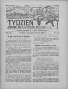 Tydzień: pismo dla rodzin polskich: dodatek niedzielny do "Gazety Szamotulskiej" 1936.09.20 R.11 Nr36