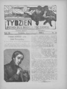 Tydzień: pismo dla rodzin polskich: dodatek niedzielny do "Gazety Szamotulskiej" 1936.11.08 R.11 Nr43