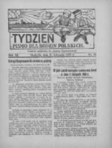 Tydzień: pismo dla rodzin polskich: dodatek niedzielny do "Gazety Szamotulskiej" 1936.11.15 R.11 Nr44