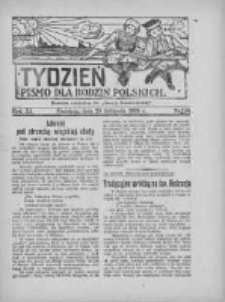 Tydzień: pismo dla rodzin polskich: dodatek niedzielny do "Gazety Szamotulskiej" 1936.11.29 R.11 Nr46