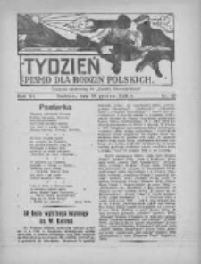 Tydzień: pismo dla rodzin polskich: dodatek niedzielny do "Gazety Szamotulskiej" 1936.12.20 R.11 Nr49