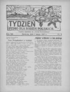 Tydzień: pismo dla rodzin polskich: dodatek niedzielny do "Gazety Szamotulskiej" 1937.02.07 R.12 Nr6