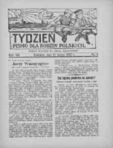 Tydzień: pismo dla rodzin polskich: dodatek niedzielny do "Gazety Szamotulskiej" 1937.02.21 R.12 Nr8