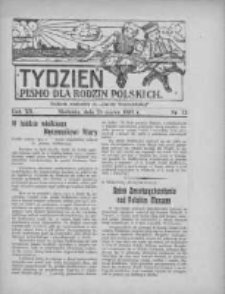 Tydzień: pismo dla rodzin polskich: dodatek niedzielny do "Gazety Szamotulskiej" 1937.03.28 R.12 Nr13