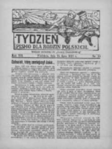 Tydzień: pismo dla rodzin polskich: dodatek niedzielny do "Gazety Szamotulskiej" 1937.07.25 R.12 Nr30
