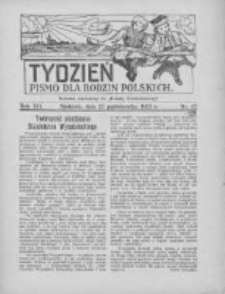 Tydzień: pismo dla rodzin polskich: dodatek niedzielny do "Gazety Szamotulskiej" 1937.10.17 R.12 Nr42