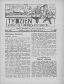 Tydzień: pismo dla rodzin polskich: dodatek niedzielny do "Gazety Szamotulskiej" 1937.11.07 R.12 Nr45