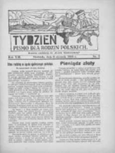 Tydzień: pismo dla rodzin polskich: dodatek niedzielny do "Gazety Szamotulskiej" 1938.01.09 R.13 Nr2