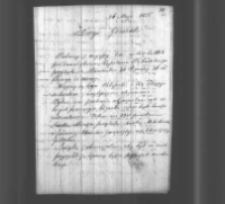 Stanisław Drozdowski do Władysława Zamoyskiego. List z 26 V 1855 r.