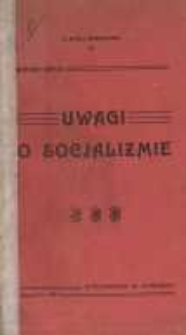 Uwagi o socjalizmie