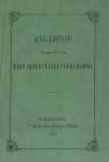 Zagajenie zebrania się Rady Opiekuńczej Cyrkułowej Cyrkułu Pierwszego w dniu 16 maja 1858r. przez vice-prezesa - administracyi og&oacute;lnej War. Tow. Dobr.