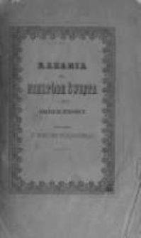Kazania na niektóre święta i z innych okoliczności miane przez Jx. Franc. Xaw. Zachariewicza