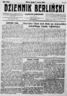 Dziennik Berliński. 1923 R.27 nr54