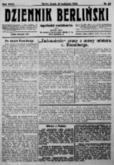 Dziennik Berliński. 1923 R.27 nr88
