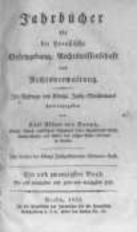 Jahrbücher für die Preussische Gesetzgebung, Rechtswissenschaft und Rechtsverwaltung. 1823 Bd.21