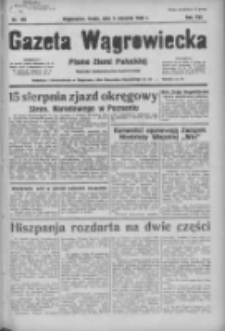 Gazeta Wągrowiecka: pismo ziemi pałuckiej 1936.08.05 R.16 Nr180