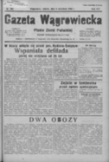 Gazeta Wągrowiecka: pismo ziemi pałuckiej 1936.09.05 R.16 Nr206