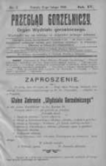 Przegląd Gorzelniczy: organ Wydziału gorzelniczego 1909.02.15 R.15 Nr2