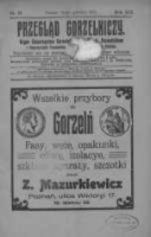 Przegląd Gorzelniczy: organ Towarzystwa Gorzelniczego w W. Ks. Poznańskiem i Stowarzyszenia Pracowników Gorzelniczych w Królestwie Polskiem 1913.12.15 R.19 Nr12