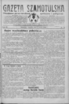 Gazeta Szamotulska: niezależne pismo narodowe, społeczne i polityczne 1934.08.09 R.13 Nr92