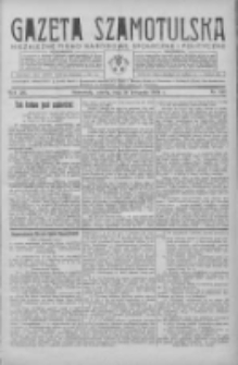Gazeta Szamotulska: niezależne pismo narodowe, społeczne i polityczne 1934.11.24 R.13 Nr137