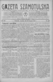 Gazeta Szamotulska: niezależne pismo narodowe, społeczne i polityczne 1934.11.29 R.13 Nr139