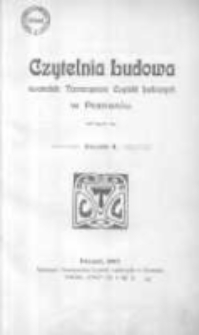 Czytelnia Ludowa: kwartalnik Towarzystwa Czytelni Ludowych w Poznaniu 1907 marzec R.2 Z.1