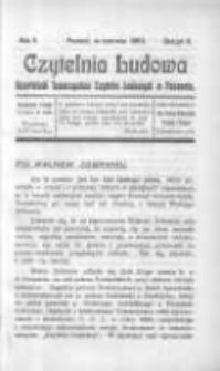 Czytelnia Ludowa: kwartalnik Towarzystwa Czytelni Ludowych w Poznaniu 1907 czerwiec R.2 Z.2