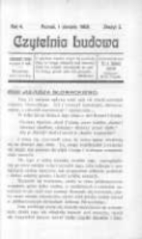 Czytelnia Ludowa: kwartalnik Towarzystwa Czytelni Ludowych w Poznaniu 1909.08.01 R.4 Z.4