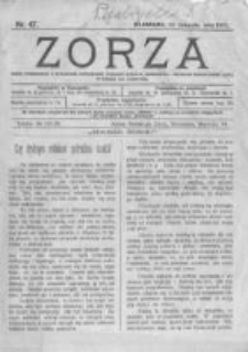 Zorza. 1911 nr47