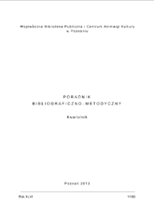 Poradnik Bibliograficzno-Metodyczny 2013 z.1