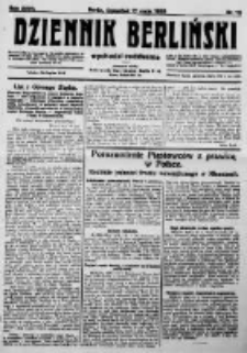 Dziennik Berliński. 1923 R.27 nr111