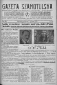 Gazeta Szamotulska: niezależne pismo narodowe, społeczne i polityczne 1935.09.07 R.14 Nr106
