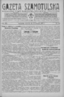 Gazeta Szamotulska: niezależne pismo narodowe, społeczne i polityczne 1935.11.21 R.14 Nr138