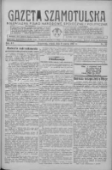 Gazeta Szamotulska: niezależne pismo narodowe, społeczne i polityczne 1937.03.06 R.16 Nr26