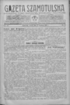 Gazeta Szamotulska: niezależne pismo narodowe, społeczne i polityczne 1937.04.27 R.16 Nr48