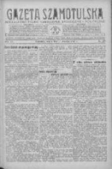 Gazeta Szamotulska: niezależne pismo narodowe, społeczne i polityczne 1937.09.18 R.16 Nr108