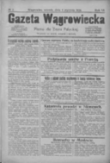 Gazeta Wągrowiecka: pismo dla ziemi pałuckiej 1926.01.05 R.6 Nr2