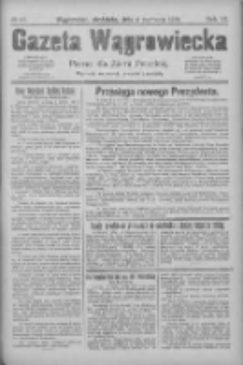 Gazeta Wągrowiecka: pismo dla ziemi pałuckiej 1926.06.06 R.6 Nr67
