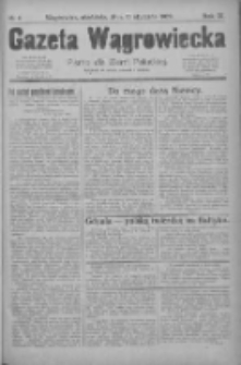 Gazeta Wągrowiecka: pismo dla ziemi pałuckiej 1929.01.13 R.9 Nr6