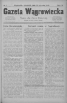 Gazeta Wągrowiecka: pismo dla ziemi pałuckiej 1929.01.10 R.9 Nr5