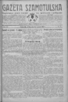 Gazeta Szamotulska: niezależne pismo narodowe, społeczne i polityczne 1933.01.14 R.12 Nr6