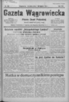 Gazeta Wągrowiecka: pismo ziemi pałuckiej 1936.11.01 R.16 Nr255